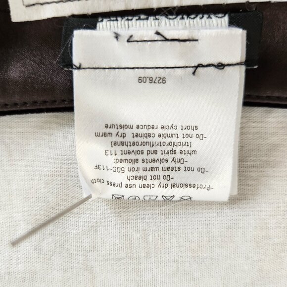 GIORGIO ARMANI Vintage Chocolate Velvet Skirt Size 46 US 6/8 Italy Exc. Condit. - Picture 13 of 16